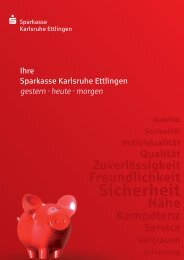 Jahresbericht der Sparkasse Karlsruhe Ettlingen 2012