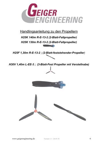 Techn. Beschreibung E-Lift Elektromotor