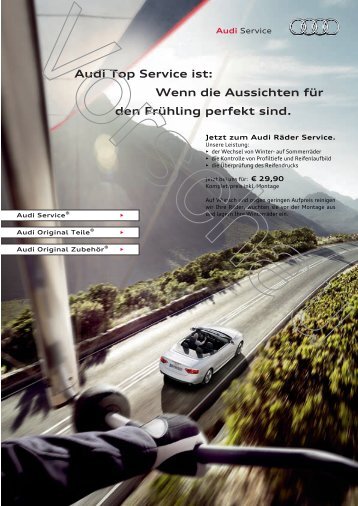 Service & Zubehör für ihren Audi - Neubeck