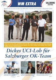 Ausgabe II/September 2005 - Rad WM Salzburg 2006