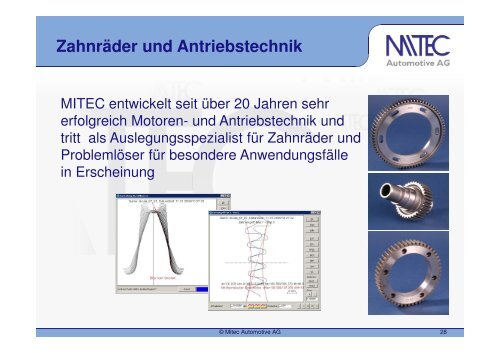 Präsentation Geschäftsbereiche - MITEC Automotive AG