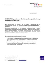Informationsblatt qm heizwerke - Meilenstein 5