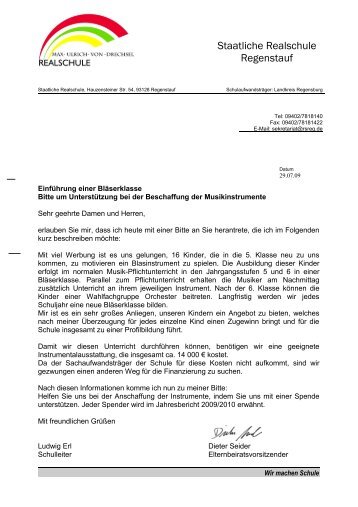 Staatliche Realschule Regenstauf - Rs-regenstauf.de