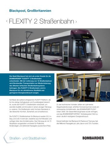 FLEXITY 2 Straßenbahn - Blackpooltra.ms