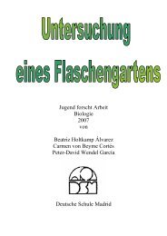 Jugend forscht Arbeit Biologie 2007 von Beatriz Holtkamp Álvarez ...