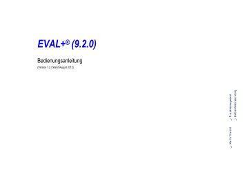 EVAL+ - Martin Sterchi Unternehmensberatung