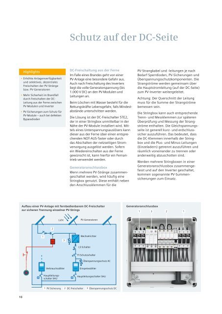 Normgerechte Komponenten für Photovoltaik-Anlagen - Siemens ...