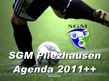 Download Agenda 2011++ als PDF - SGM Pliezhausen