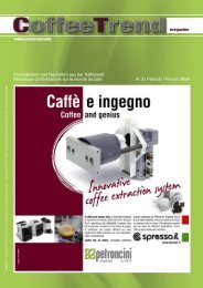Informationen und Neuheiten aus der Kaffeewelt ... - Newscai