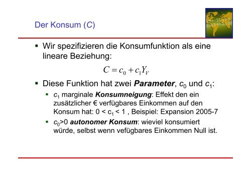 1. Der Gütermarkt in der kurzen Frist