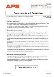 FSB 3.3 - Merkblatt 501 (Brandschutz auf Baustellen)