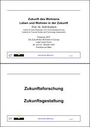 Zukunftsforschung Zukunftsgestaltung - urban future forum