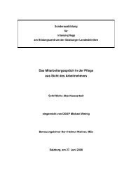 Das Mitarbeitergespräch in der Pflege aus Sicht des Arbeitnehmers