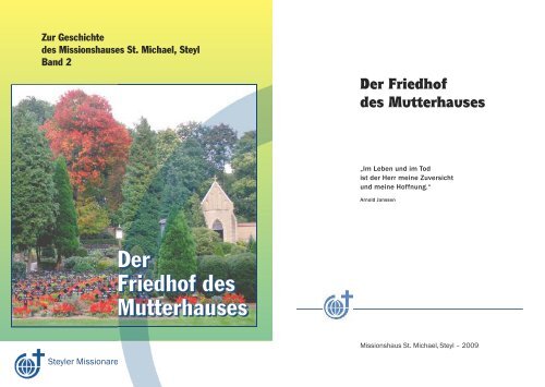 Der Friedhof des Mutterhauses - Missionshaus St. Michael Steyl