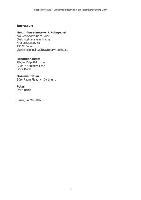 PDF Dokumentation - Metropole Ruhr