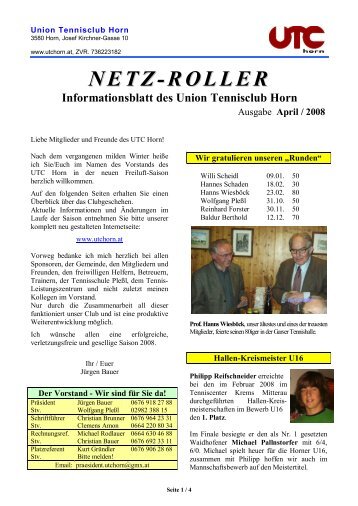 Netzroller 2008-4.pdf - UTC Horn