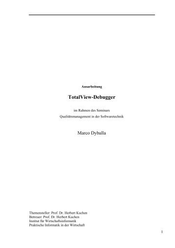 TotalView-Debugger