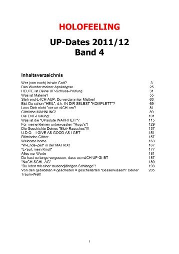 Holofeeling UP-Dates Band 4 - Heiko Drewes
