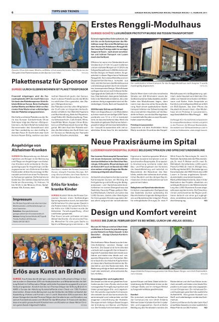 Ausgabe Surseer Woche 3. Februar 2011 - Neu auf www ...