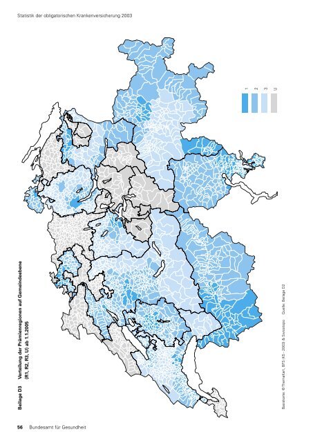 Statistik der obligatorischen Krankenversicherung 2003 - MZES