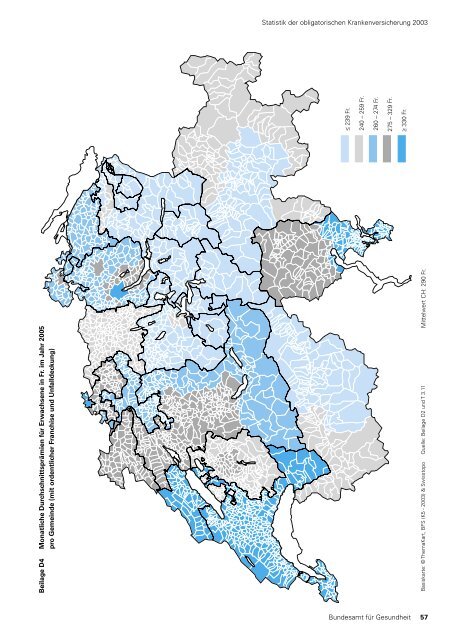 Statistik der obligatorischen Krankenversicherung 2003 - MZES