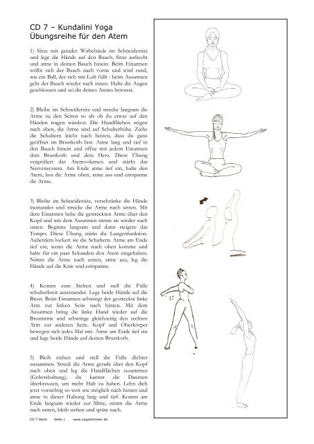Yoga übungen pdf kundalini Kundalini yoga