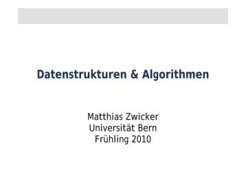 09 Dynamische Programmierung.pdf - Universität Bern