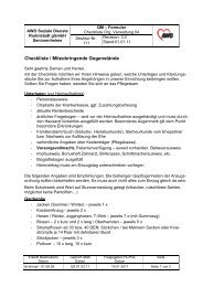 3. Checkliste für den Einzug - AWO Rudolstadt