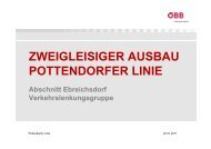 ZWEIGLEISIGER AUSBAU POTTENDORFER LINIE - Monatsrevue