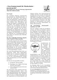 Auswahlliste - Verband deutscher Musikschulen