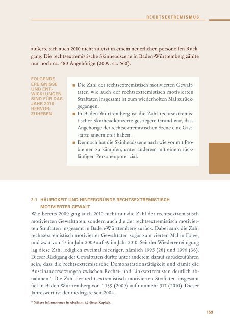 Verfassungsschutzbericht 2010 - Baden-Württemberg