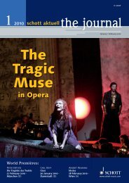 The Tragic Muse - Schott Music