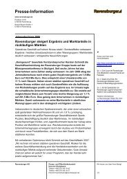 Presse-Information - Ravensburger AG
