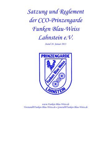 Download Satzung - Funken Blau-Weiss