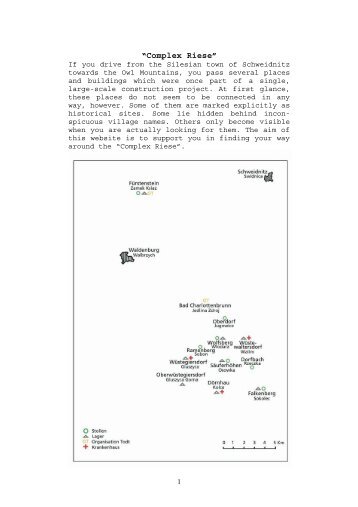 „Komplex Riese“ („Complex Riese“) - Project Riese