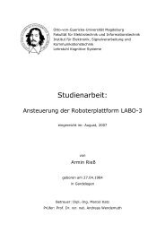 Ansteuerung der Roboterplattform LABO-3 - Institut für Informations ...