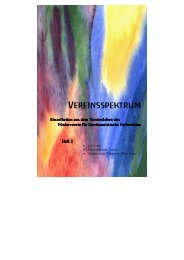 VEREINSSPEKTRUM - Farben-Welten