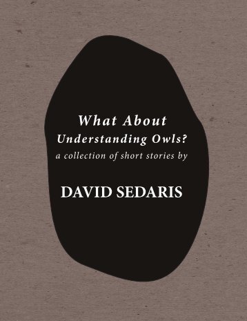 DAVID SEDARIS