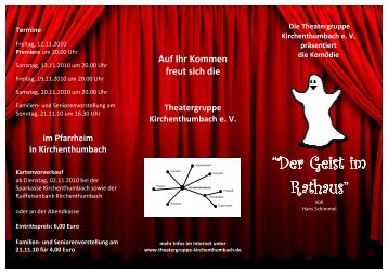 “Der Geist im Rathaus” - Theatergruppe Kirchenthumbach