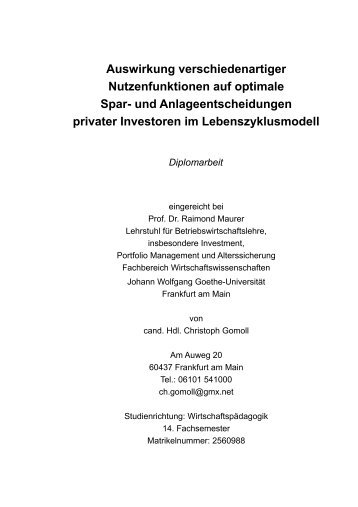 Diplomarbeit als PDF-Dokument