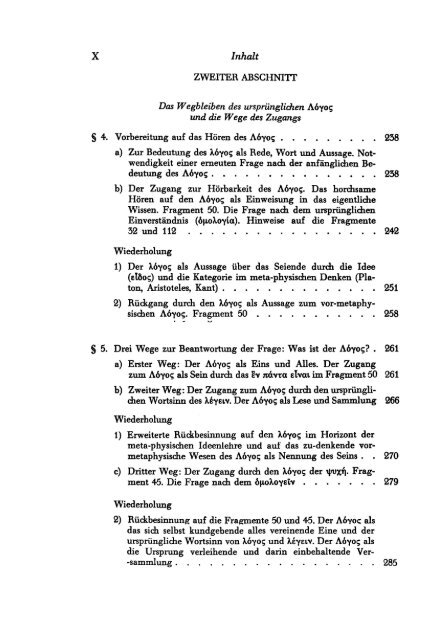 (Heraklit) (1943) 2. Logik. Heraklits Lehre vom ... - gesamtausgabe