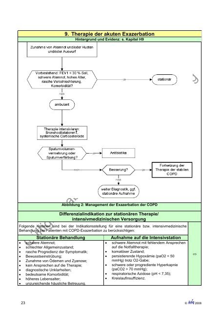 COPD - Nationale VersorgungsLeitlinien