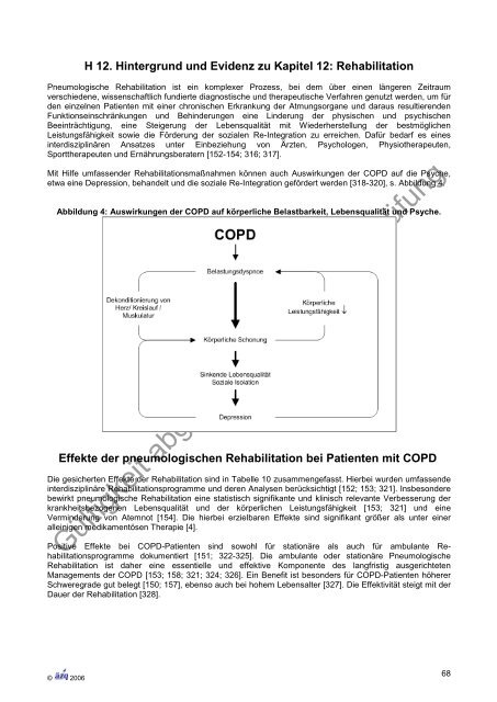 COPD - Nationale VersorgungsLeitlinien