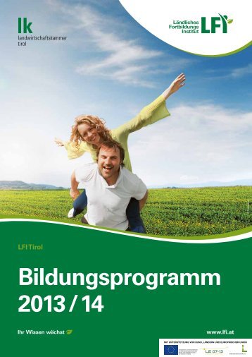 Bildungsprogramm 2013 /14