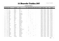 Ergebnis Jedermann-Triathlon - SV Ebenweiler