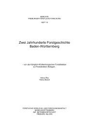 Zwei Jahrhunderte Forstgeschichte Baden-Württernberg - Forstliche ...