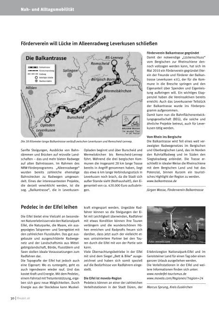 Fahrradfreundlich mobil, Heft 28, Mai 2011 - Agfs