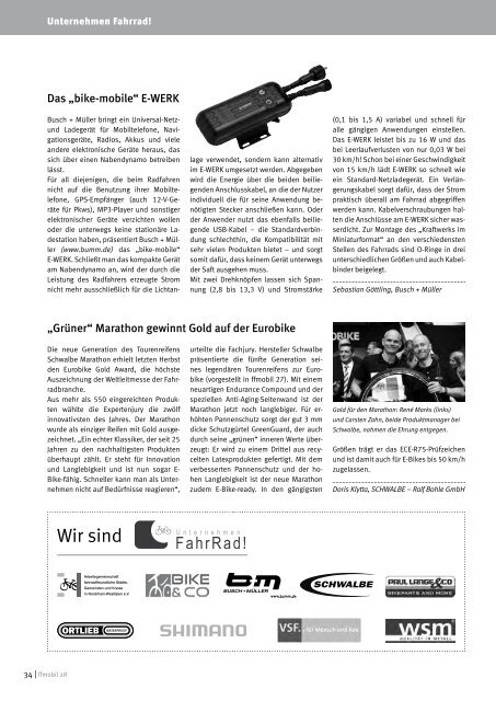 Fahrradfreundlich mobil, Heft 28, Mai 2011 - Agfs