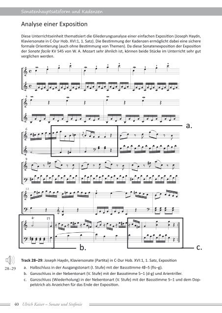 Sonate & Sinfonie - Musik OpenBooks