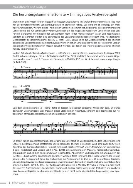 Sonate & Sinfonie - Musik OpenBooks